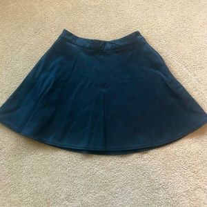 Faux leather miniskirt